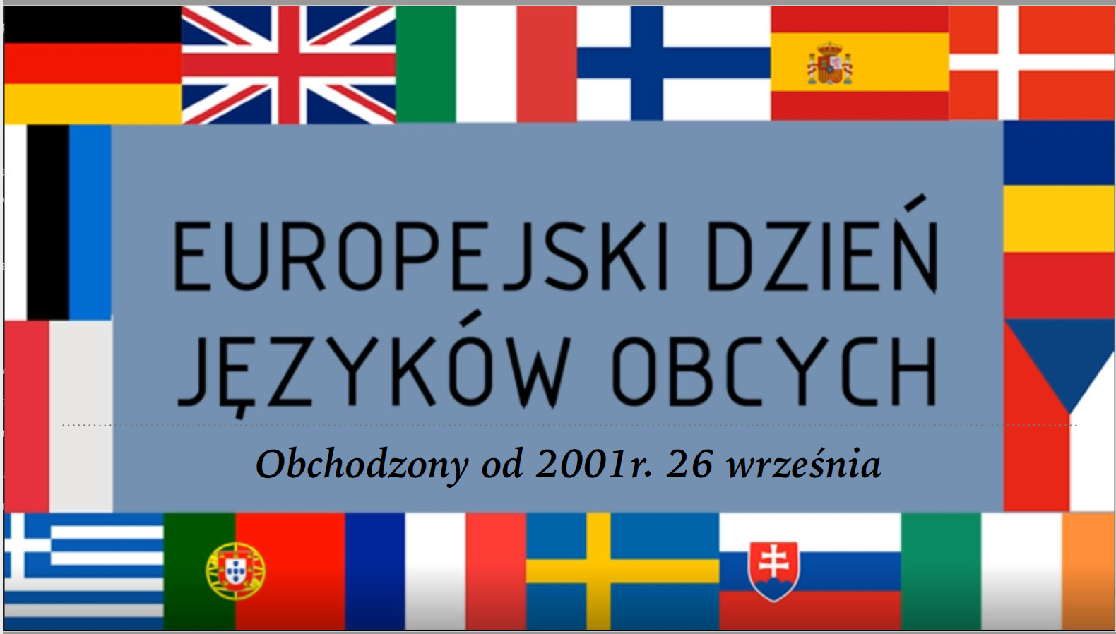 Europejski Dzień Języków Obcych w I Liceum Ogólnokształcącym im. Henryka Sienkiewicza w Malborku!