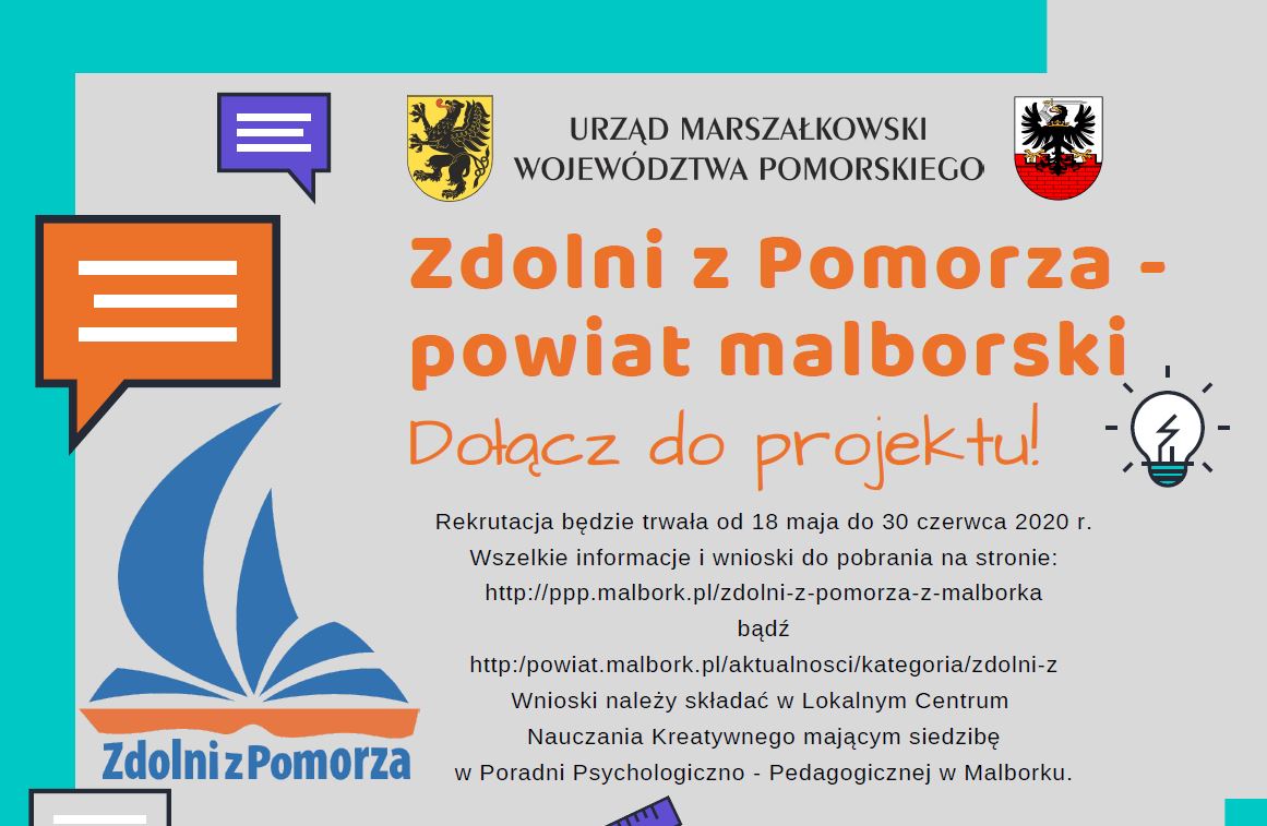 Rekrutacja do Projektu „Zdolni z Pomorza – powiat malborski”