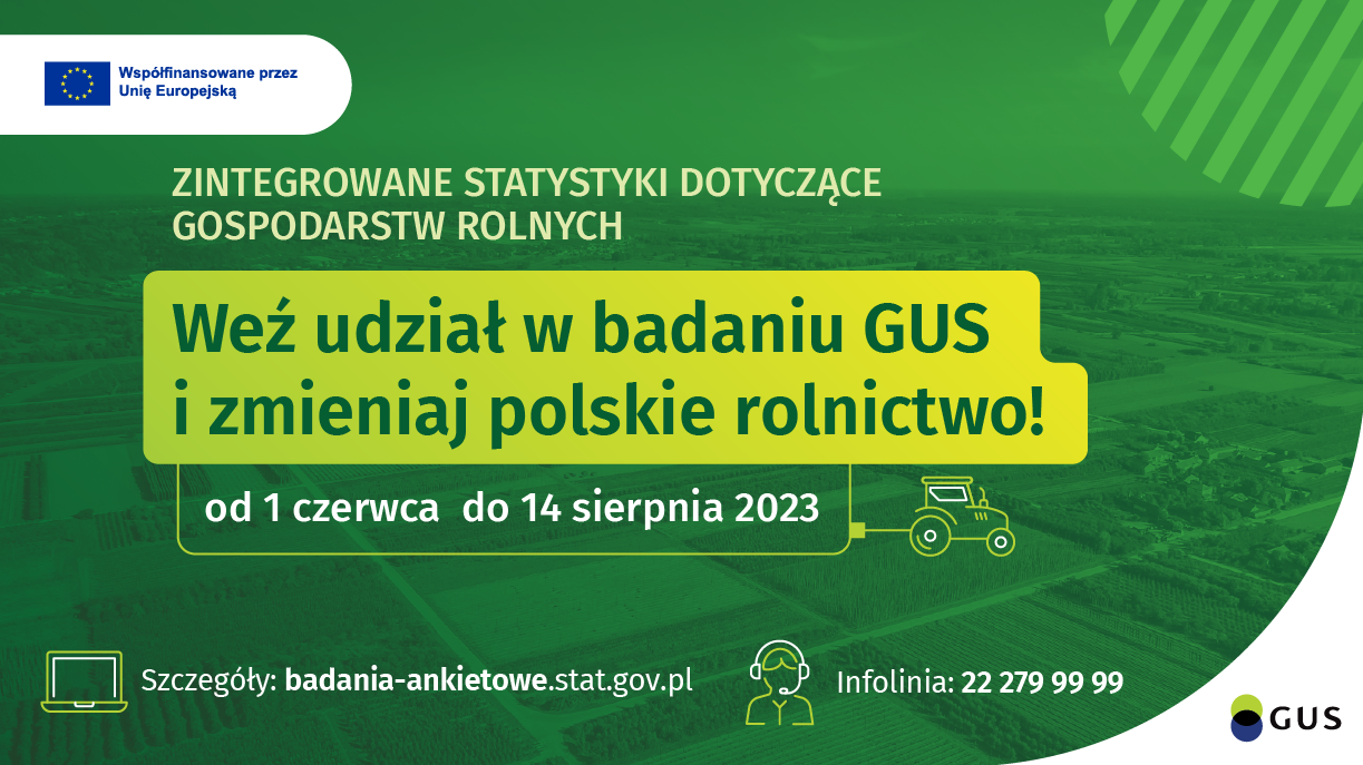 Weź udział w badaniu GUS i zmieniaj polskie rolnictwo